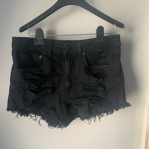 Vintage Hi Rise Festival Jean Shorts